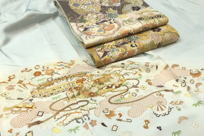 お客様よりも先に嫁ぎ先が決まった訪問着。