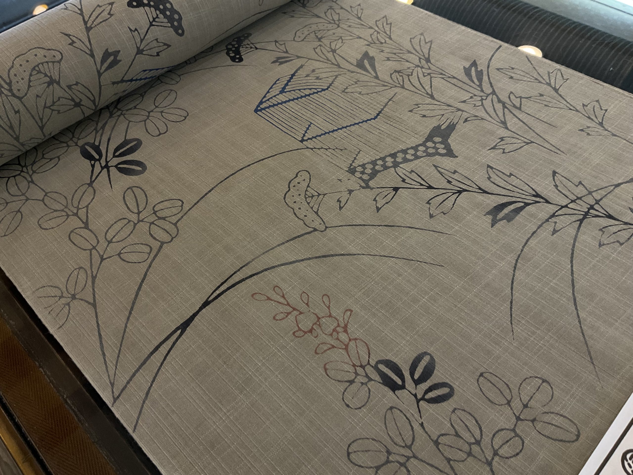 電光石火で決まった浴衣。後ろ髪を引かれている方がいるはず。