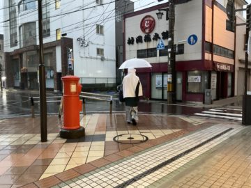 お天道様も涙する朝。