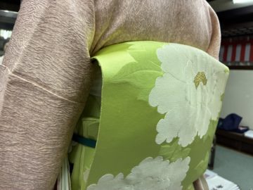 萌えるなごや帯を合わせて、